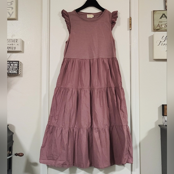 Nation LTD $225 Sissy Sun Dress "Hopeless Romantic" 100 % Cotton Women's Medium - Picture 3 of 7